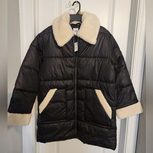 NWT. Gap mens winter parka. Size large. Black